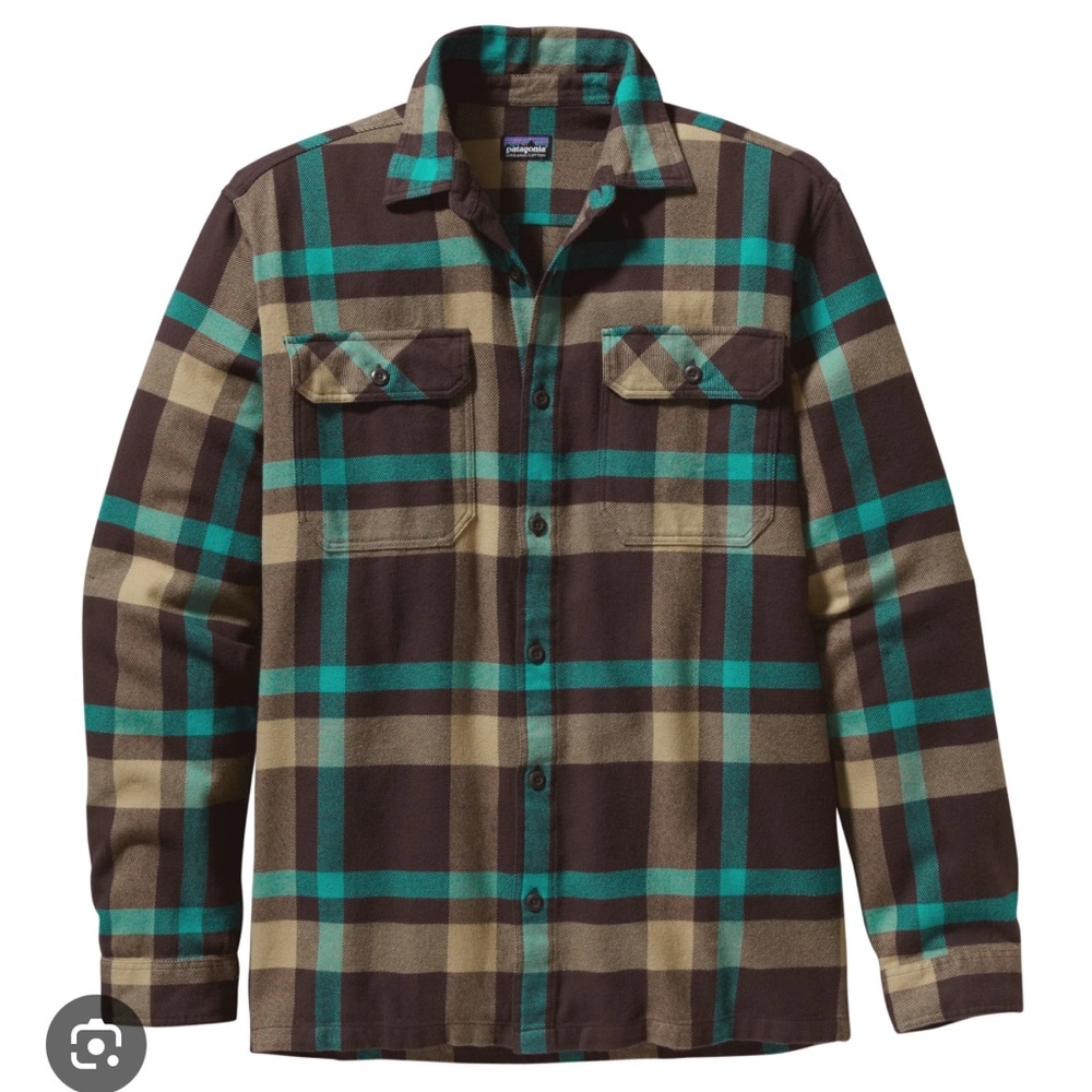 Men’s Patagonia Fjord Flannel Medium Shirt